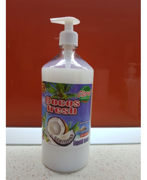 Sapun lichid cremos Cocos Fresh pompita 1 L