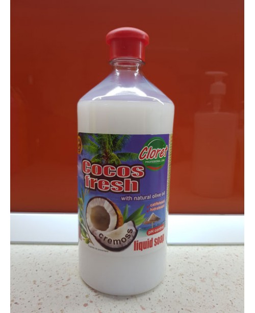 Sapun lichid cremos Cocos Fresh rezerva 1 L
